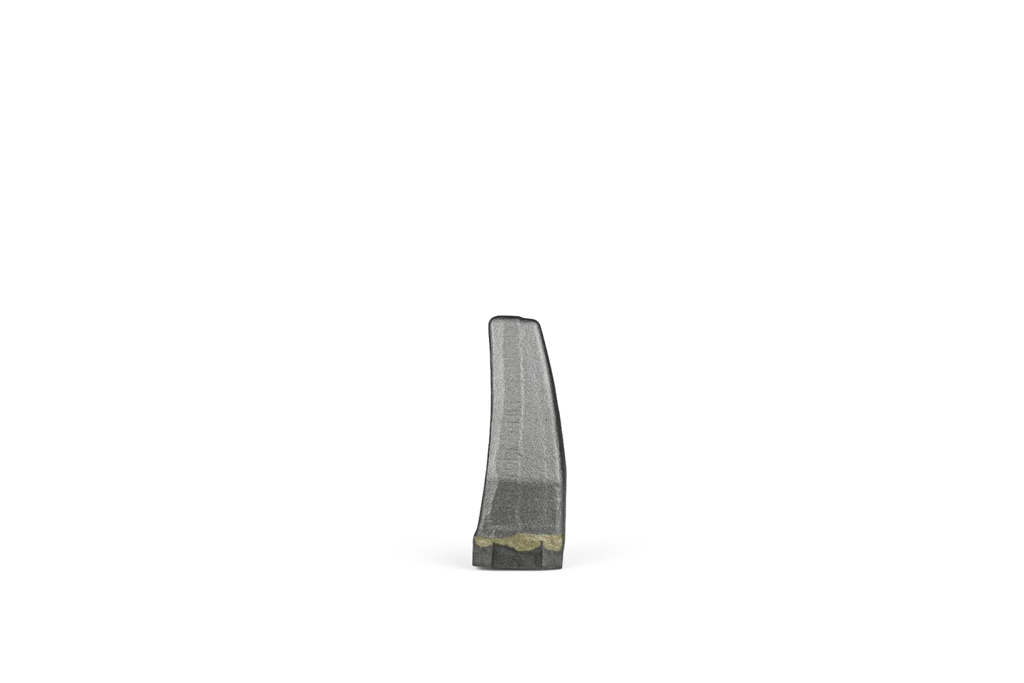 HRT® weld-on tip with abrasion resistant carbide tip (68x25x33mm). Left version
