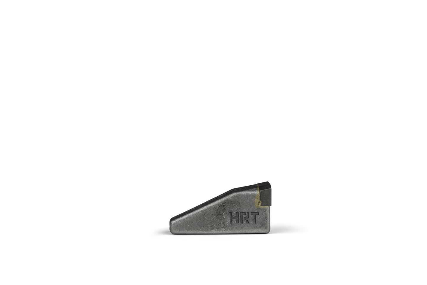 HRT® weld-on tip with abrasion resistant carbide tip (68x25x33mm). Right version