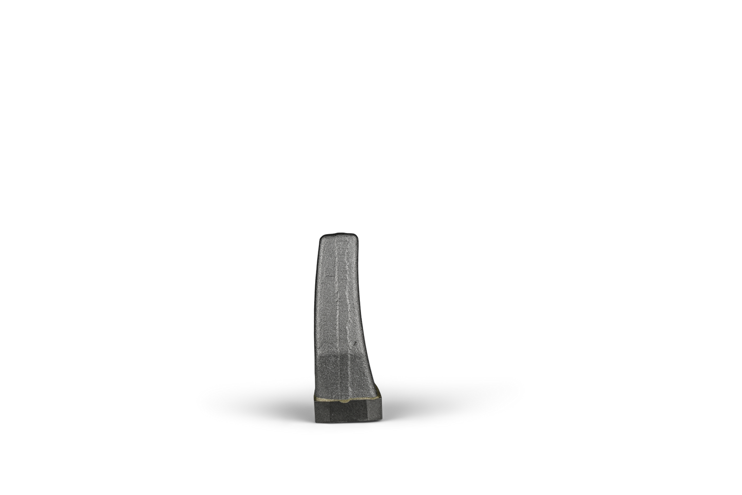 HRT® weld-on tip with abrasion resistant carbide tip (68x25x33mm). Right version