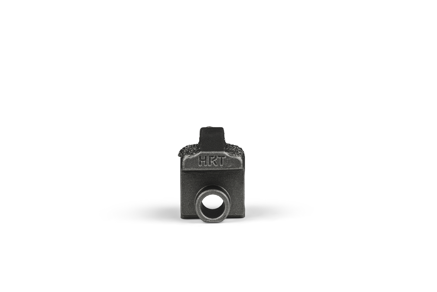 HRT® tool fitting FAE mulchers (alternative to type I). Tool with one carbide tip and three additional layers of WearShield® carbide overlay for extended life-time. Tool with one M20 bolt hole.