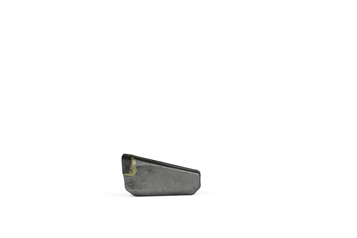 HRT® weld-on tip with abrasion resistant carbide tip (63,5x25x33mm). Neutral version