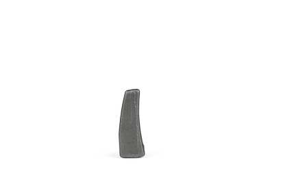 HRT® weld-on tip with abrasion resistant carbide tip (68x25x33mm). Left version