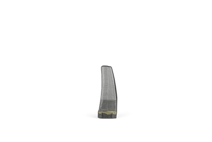 HRT® weld-on tip with abrasion resistant carbide tip (68x25x33mm). Left version