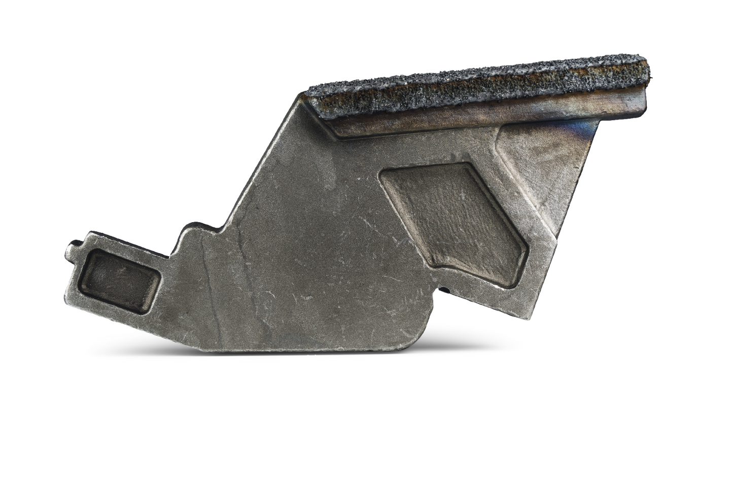 HRT®-Gegenmesser passend für Hochgeschwindigkeits-Zerkleinerer von Doppstadt und Terex (passend für alte Typen der Baureihen AK und TBG) mit WearShield® um das komplette Gegenmesser